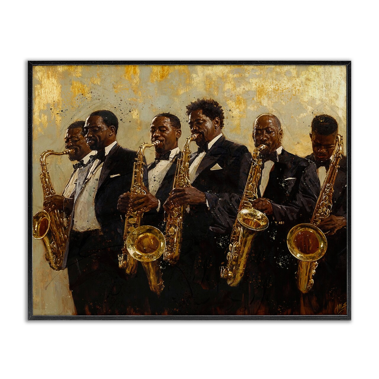 Stupell Industries Golden Era Ensemble Framed Giclee, design by Marta Wiley